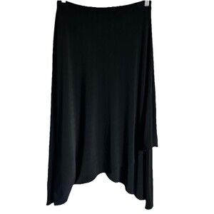 Sympli the Best Women’s Asymmetrical Hem Black Skirt Size 12 Witchy Whimsygoth